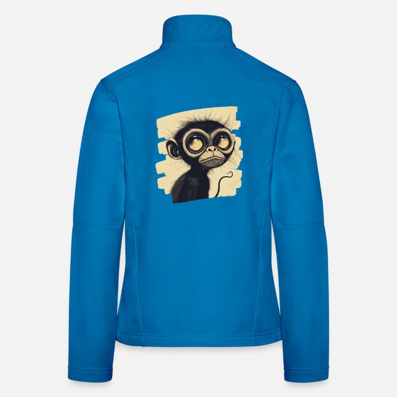 Affe Frauen Softshelljacke