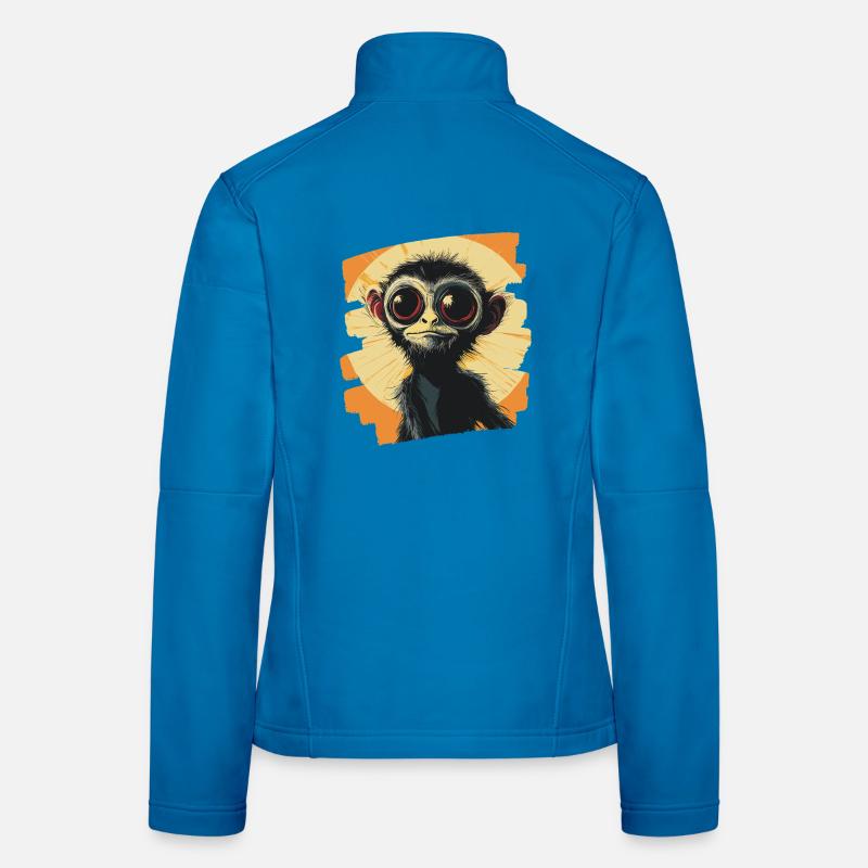 Singe Veste en tissu softshell Femme