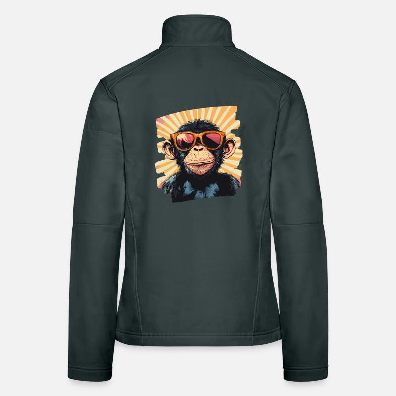 Affe Frauen Softshelljacke