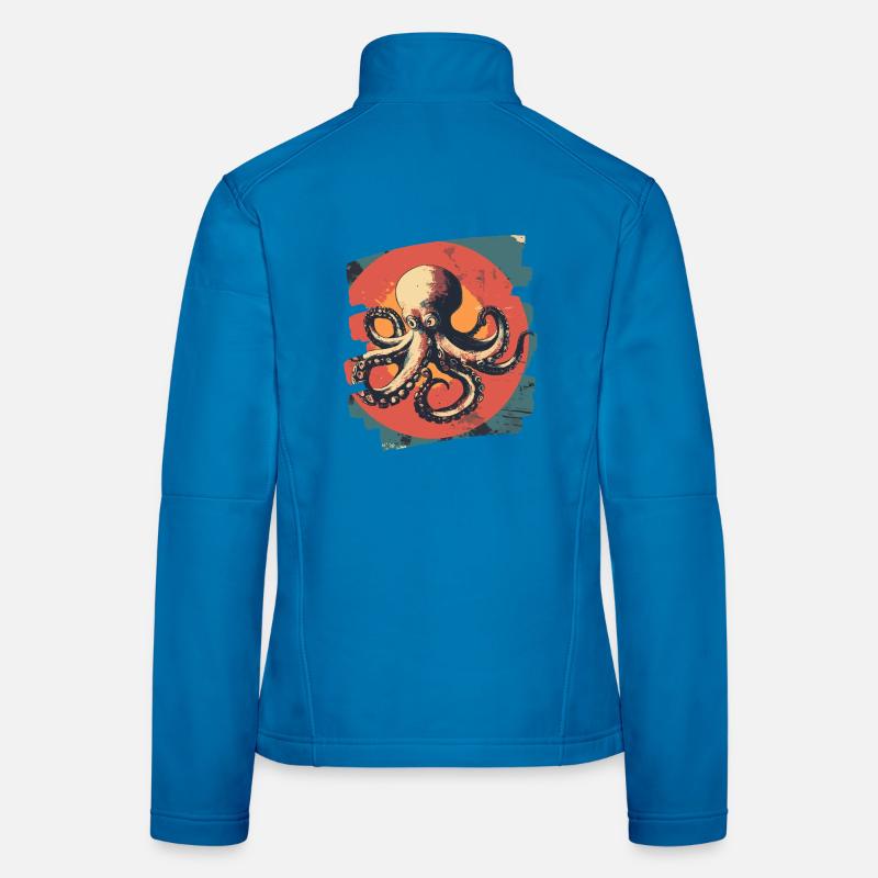 Pieuvre Pieuvre Veste en tissu softshell Femme