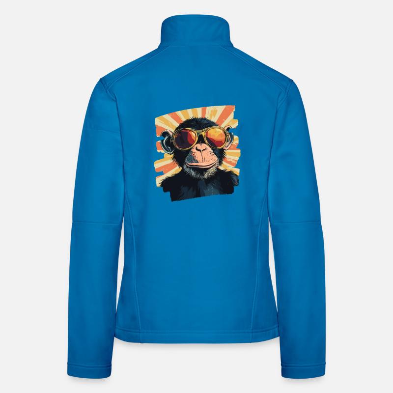 Monkey Retro Women's Softshell Jacket
