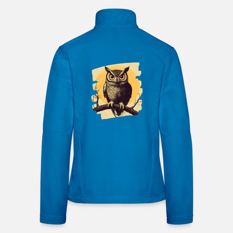 Eule Frauen Softshelljacke