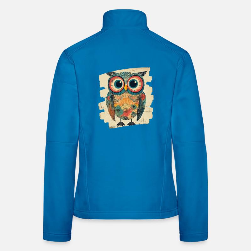 Eule Frauen Softshelljacke