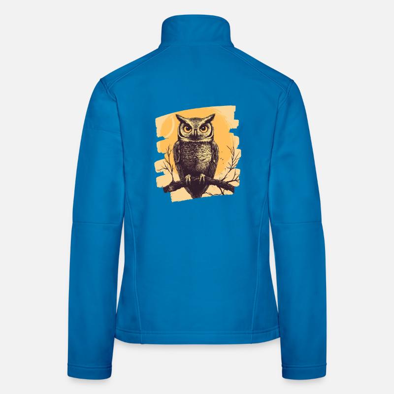 Eule Frauen Softshelljacke