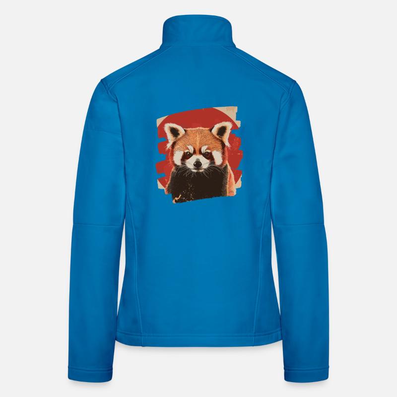 Petit panda Veste en tissu softshell Femme