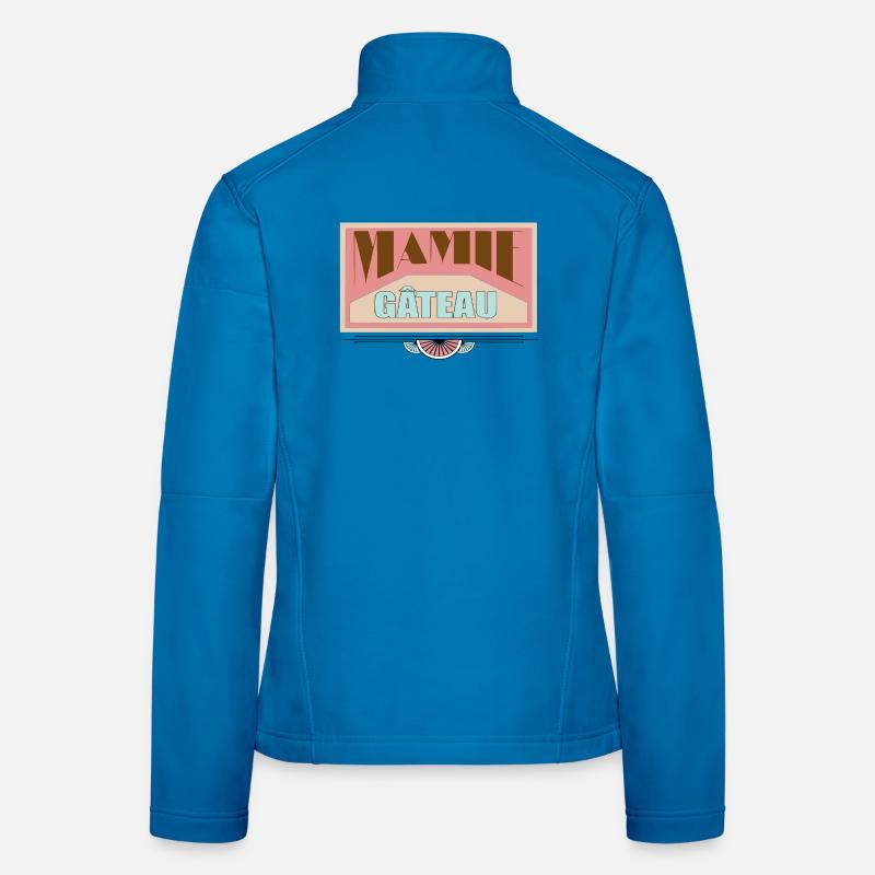 Mamie gâteau Veste en tissu softshell Femme
