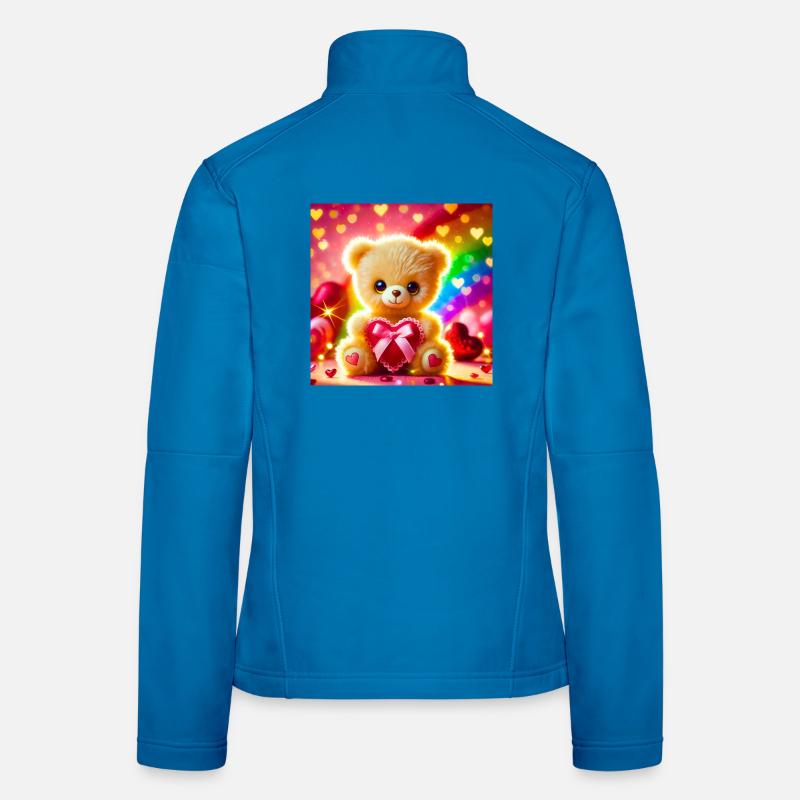 Bonne Saint-Valentin Veste en tissu softshell Femme
