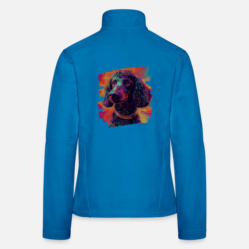 Caniche Veste en tissu softshell Femme