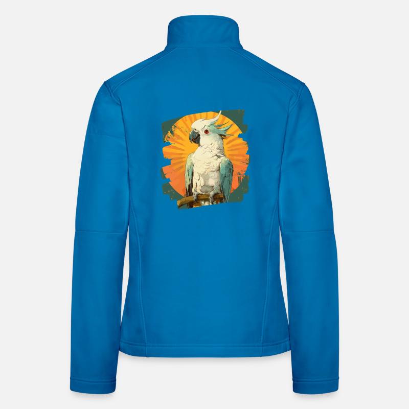 Cacatoès Veste en tissu softshell Femme