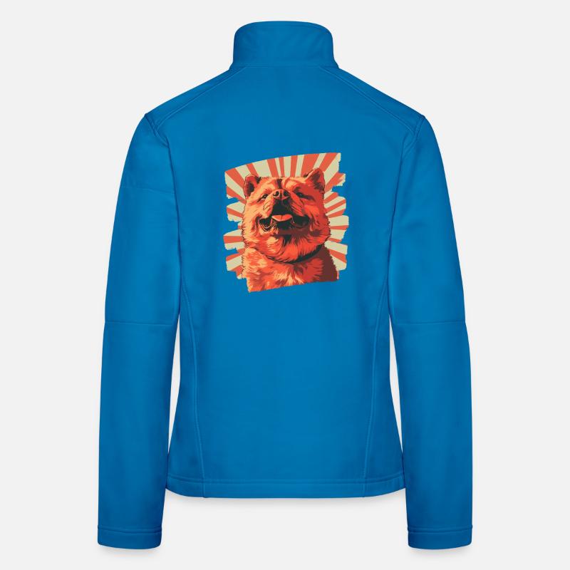 Chow Chow Veste en tissu softshell Femme