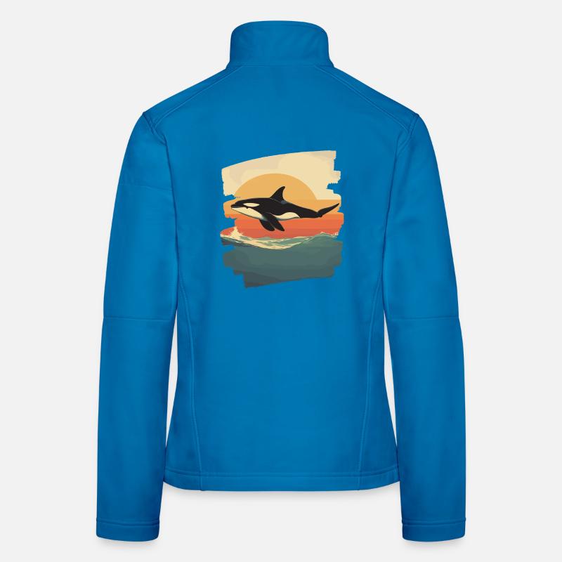 Killer whale Women's Softshell Jacket