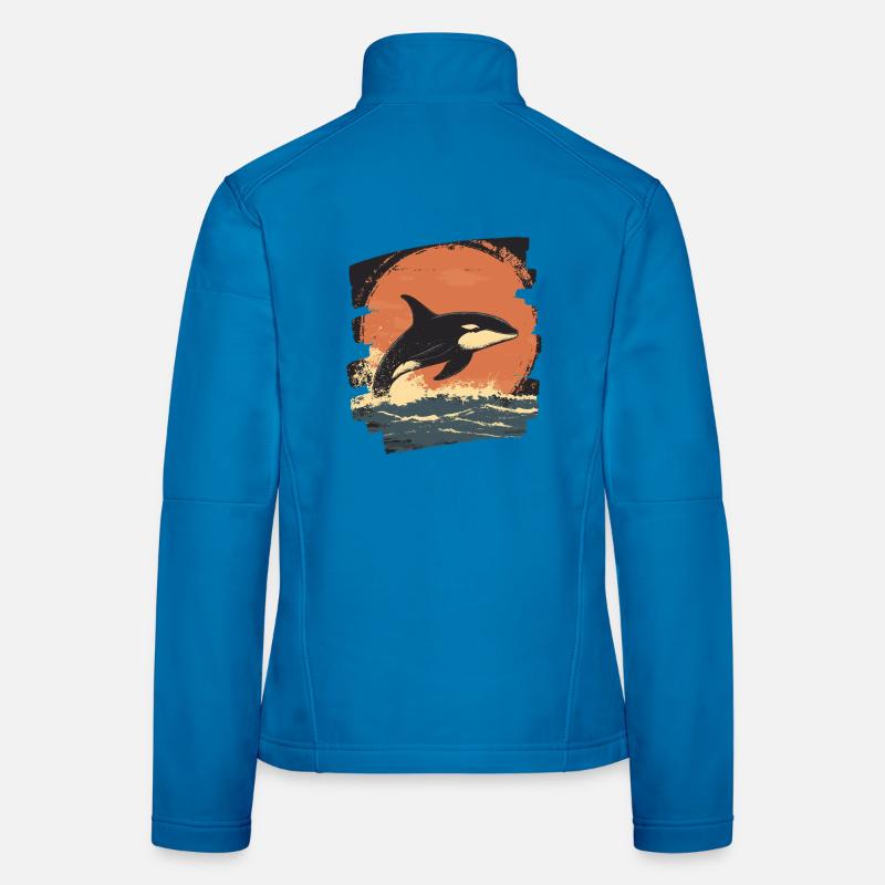 Killer whale Women's Softshell Jacket