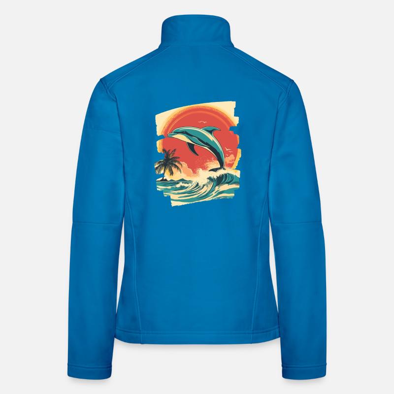 Dauphin Veste en tissu softshell Femme