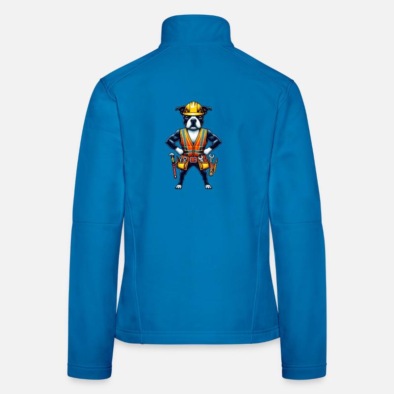 Bostie Bauarbeiter Frauen Softshelljacke