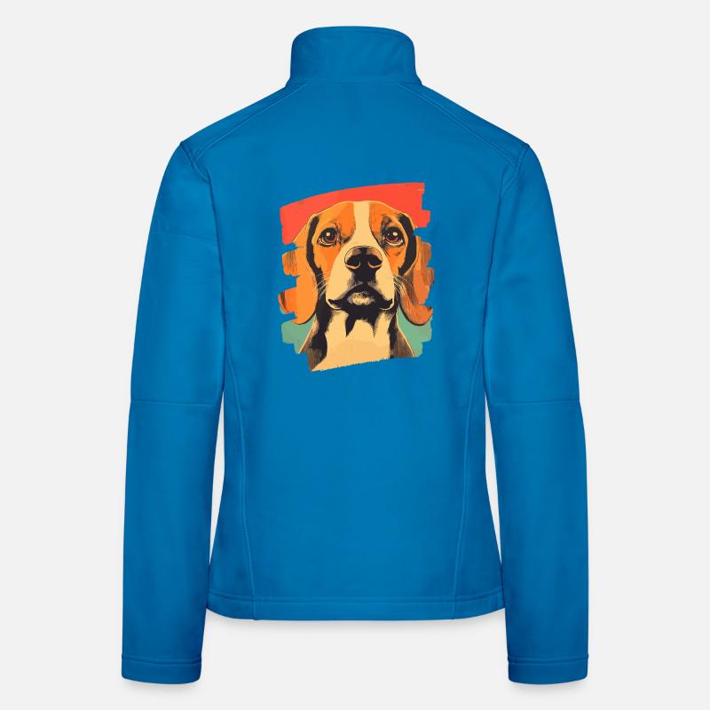 Beagle Frauen Softshelljacke