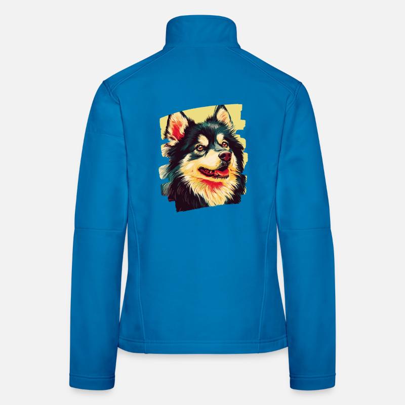 Finnischer Lapphund Frauen Softshelljacke