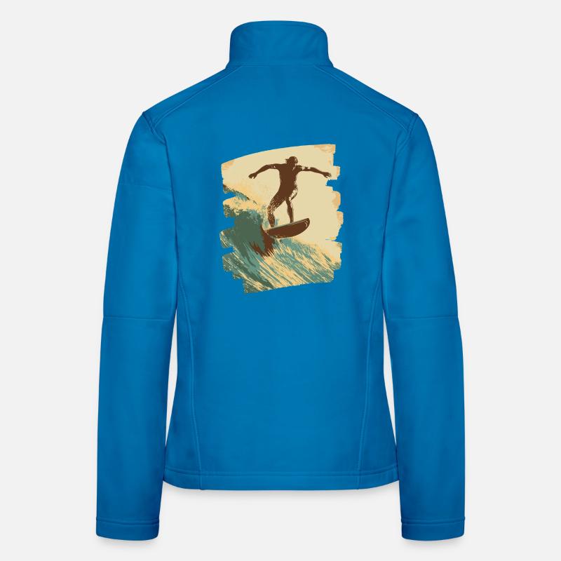 Surfer Frauen Softshelljacke