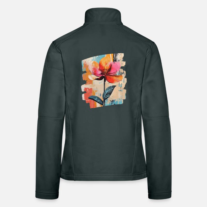 Spring Spring Beginning Flower Flowers Women's Softshell Jacket
