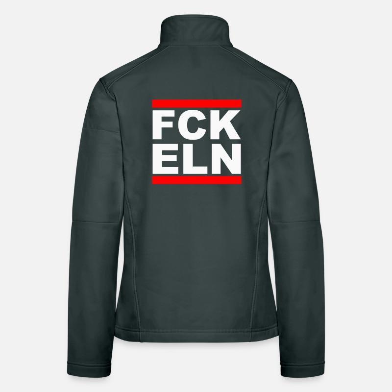 FCK ELN – Bold Statement Tee Women's Softshell Jacket