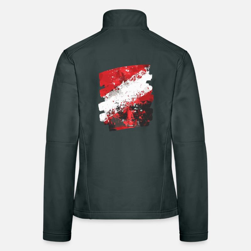 Austria Flag Austria Women's Softshell Jacket