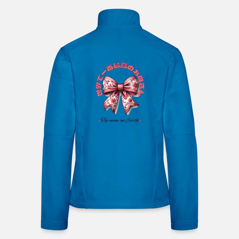 Die beste Mutter der Welt Japanische Sakura Muttertag - Frauen Softshelljacke - Lichtblau