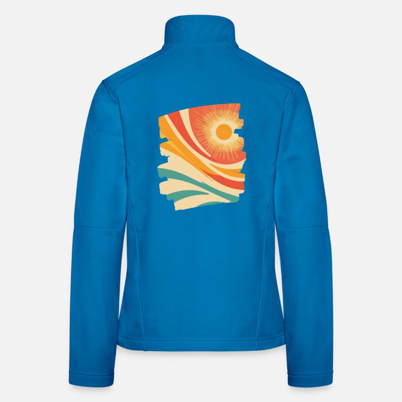 Sommer Retro Frauen Softshelljacke