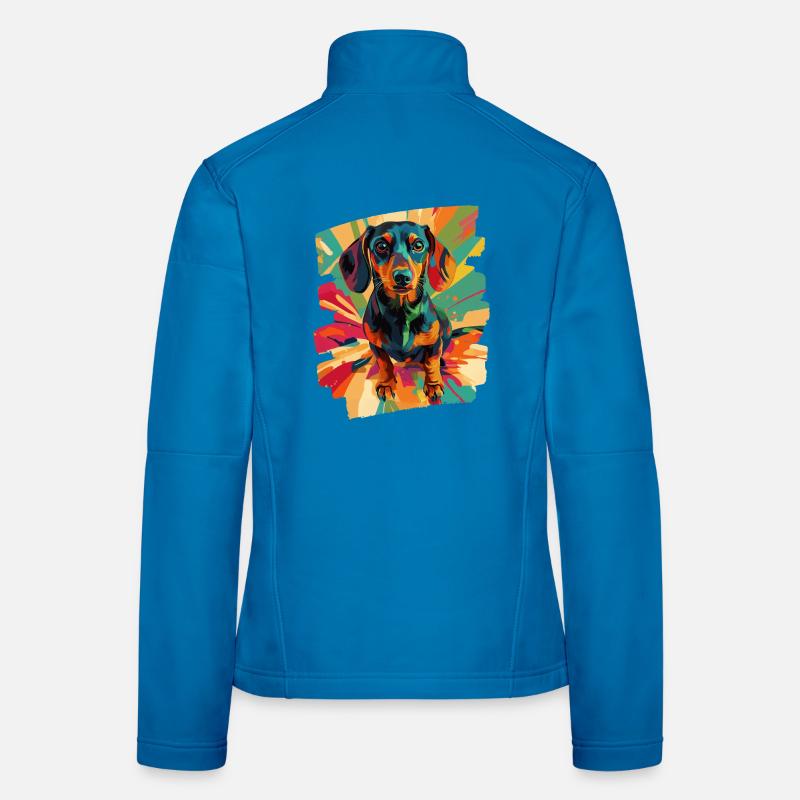 Teckel Veste en tissu softshell Femme