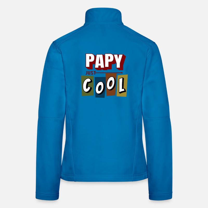 Papy cool Veste en tissu softshell Femme