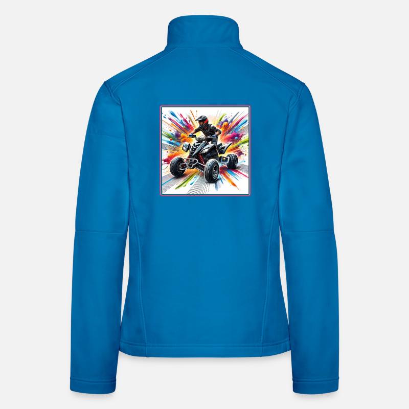 Quad Power – Explosion de couleurs Veste en tissu softshell Femme