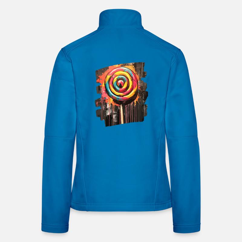 Lollipop lollipop candy candy Women's Softshell Jacket