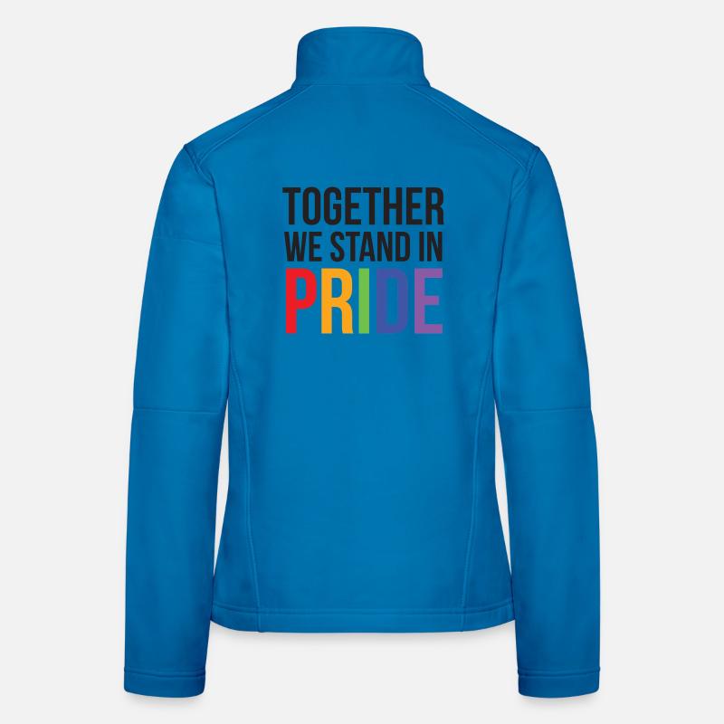 LGBTQ Pride Month - Together We Stand in Pride Women's Softshell Jacket