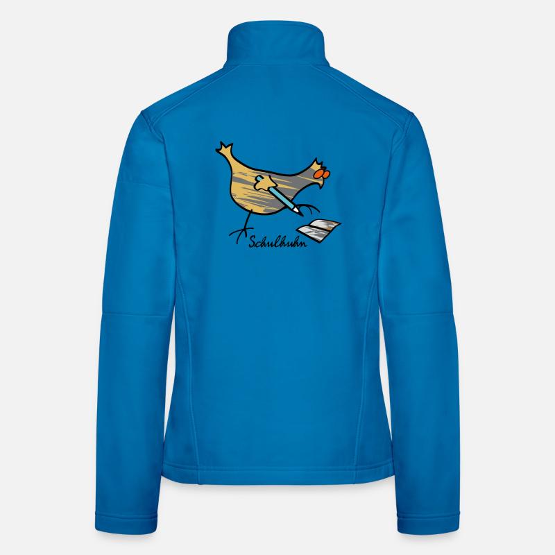 Rikel's School Chicken Cool Gift for School Cones Women's Softshell Jacket