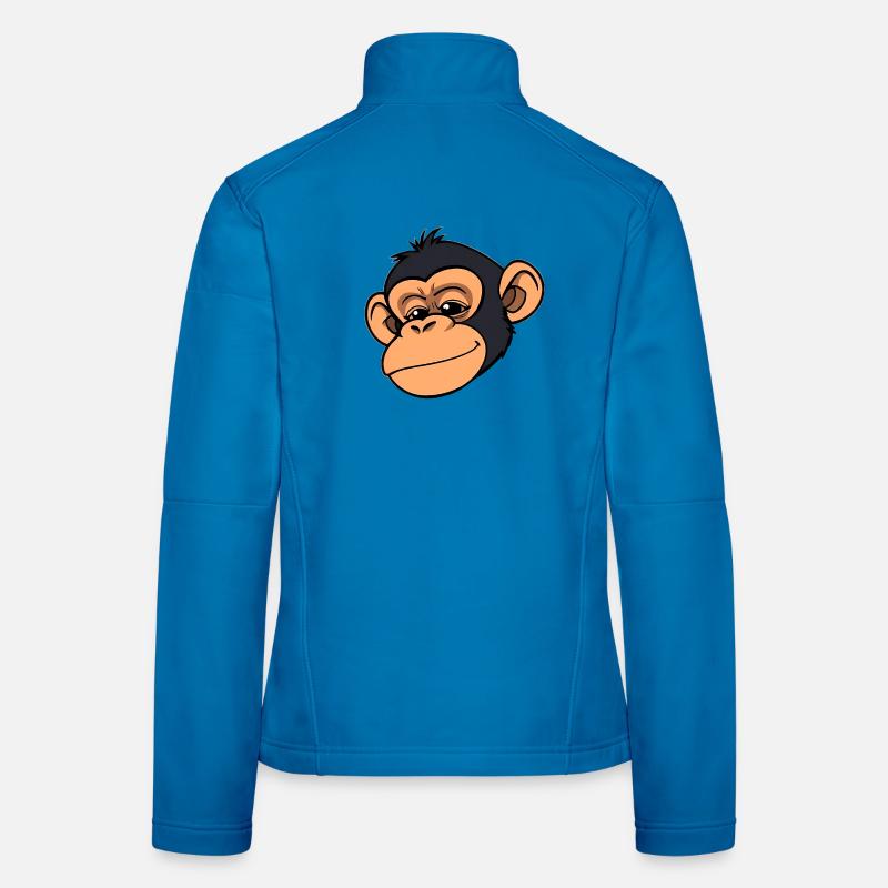 Monkey Chimpanzee Women's Softshell Jacket