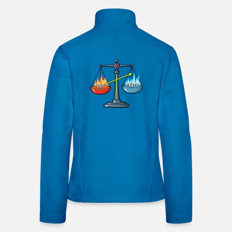 Hot vs. Crazy – Une question d’équilibre ! Veste en tissu softshell Femme