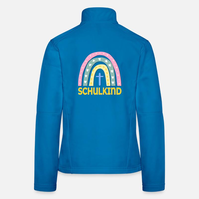 CHRISTLICHER GLAUBE SCHULKIND SCHULANFANG Frauen Softshelljacke