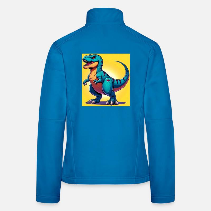 Dinosaurier Frauen Softshelljacke