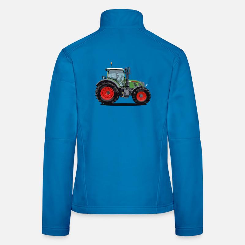 Traktor, den jeder mag - Frauen Softshelljacke - Lichtblau