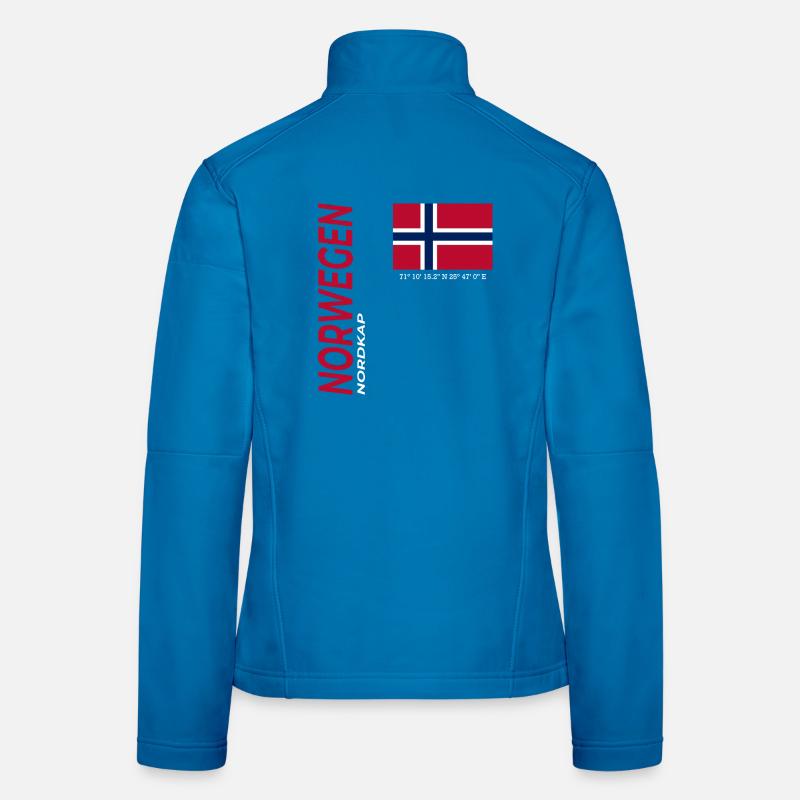 Cap Nord Veste en tissu softshell Femme