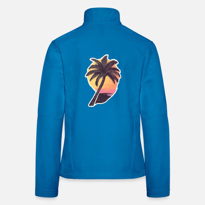 Palm tree Women's Softshell Jacket