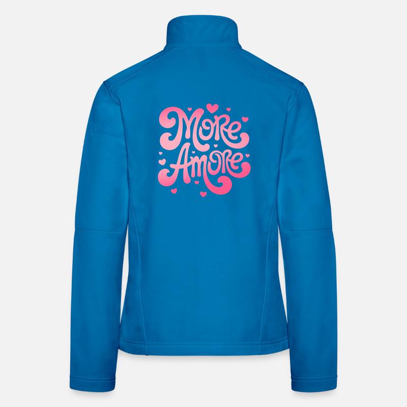 Plus de cœurs d'amour Veste en tissu softshell Femme