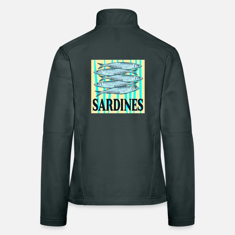 CANNED SARDINES FISH Women's Softshell Jacket