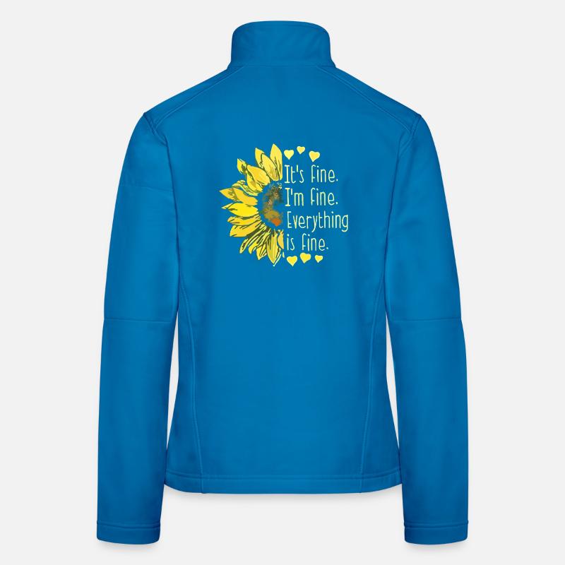 Sunflower Fine Mantra Tee - Women's Softshell Jacket - light blue