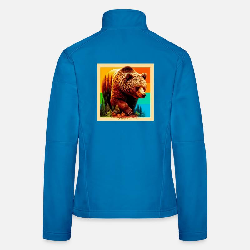 ours Veste en tissu softshell Femme