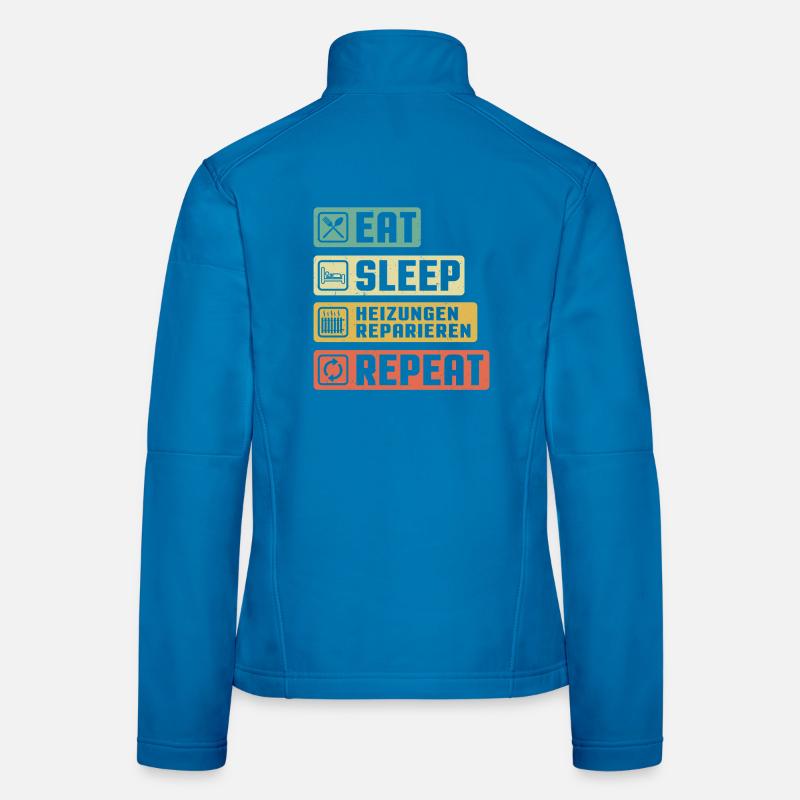 Heating Engineer Heating Construction Plumber Plumber Women's Softshell Jacket