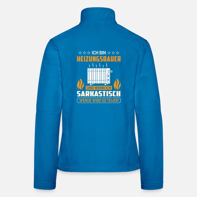 Heating Engineer Heating Construction Plumber Plumber Women's Softshell Jacket