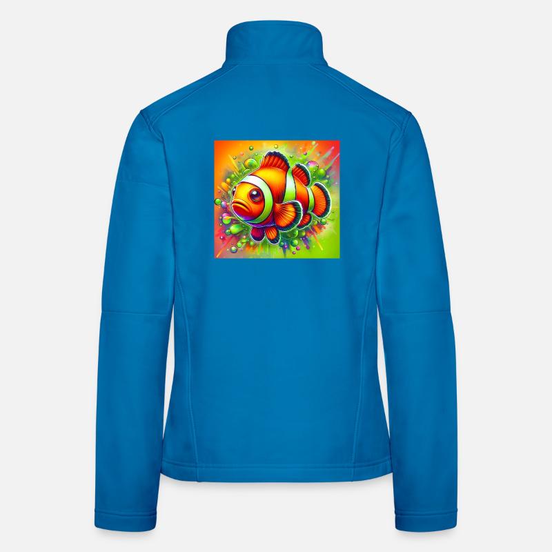 Clownfisch Frauen Softshelljacke