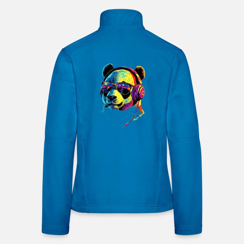 Panda Ours Pandas Géants Panda Géant Mignon Panda Ours Panda Veste en tissu softshell Femme