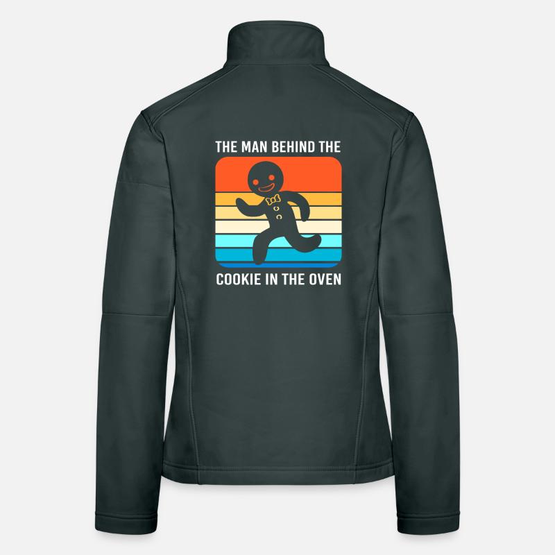 Werdender Papa werdende Väter Frauen Softshelljacke