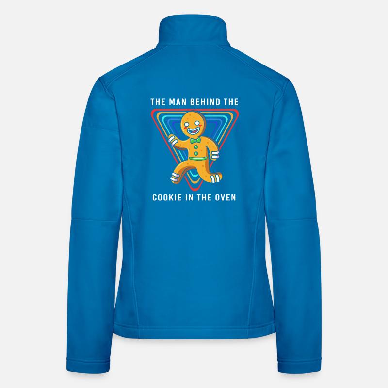 Werdende Väter Werdender Papa - Frauen Softshelljacke - Lichtblau