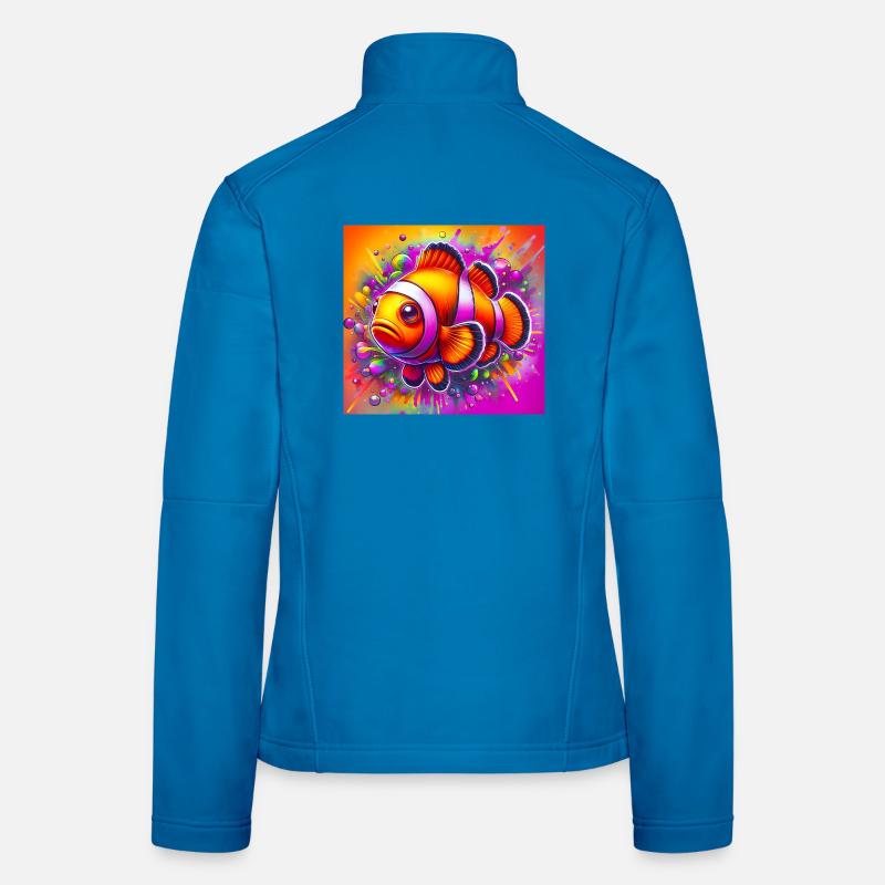 Clownfisch Frauen Softshelljacke